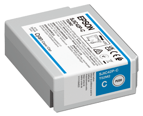 Epson ColorWorks CW-C4000 Cyan Ink Cartridge | 50.0 ml | C13T52M240