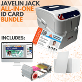 Entry Level ID Card Printing Bundle / Javelin Jack | Dual Sided | JJDualSided