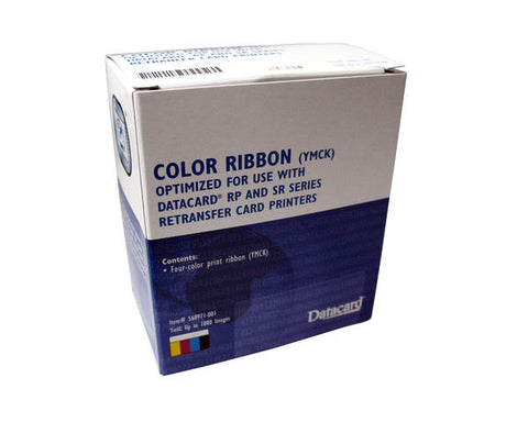 Datacard YMCK Colour Ribbon | Prints 1000 Cards | 568971-001 - Cards-X (UK), Datacard