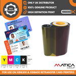 Matica chromXpert Platinum Line ART YMCK Colour Ribbon | Prints 1000 Cards | DIC10216