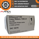 Matica chromXpert Platinum Line ART YMCK Colour Ribbon | Prints 1000 Cards | DIC10216