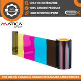 Matica chromXpert Platinum Line ART YMCK Colour Ribbon | Prints 1000 Cards | DIC10216