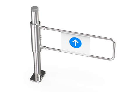 CAPELLA Manual Access control Gate Turnstile | CX-CAP-SUP-1W - Cards-X (UK)