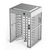 SUN Access control Full Height Black Turnstile | Single Door | CX-SUN-401FS-B - Cards-X (UK)