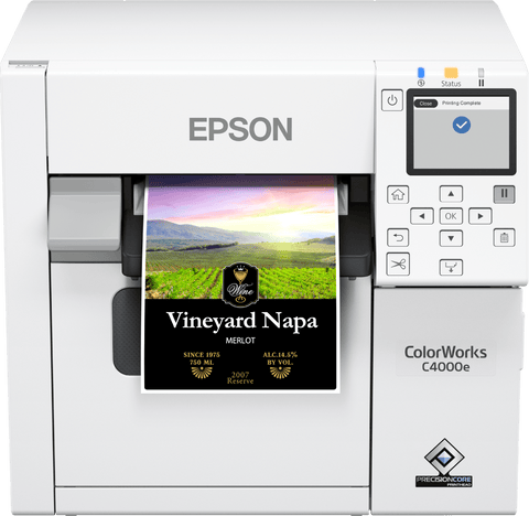 Epson CW-C4000 MK Desktop Colour Label Printer | Matte | CW-C4000 MK - Cards-X (UK)