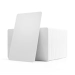 60% Recycled Material Blank White Card 40% PVC | Pack of 100 | RPETWHITE760 - Cards-X (UK)