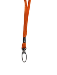 Orange Lanyard Lobster Clip Side View