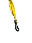 Yellow Lanyard With Plastic Clip side View