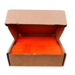 Evohold Antimicrobial Single Sided Landscape ID Card Holders - Neon Orange (Pack of 100) - Cards-X (UK)