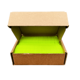 Evohold Biodegradable Single Sided Landscape ID Card Holders - Neon Yellow (Pack of 100) - Cards-X (UK)