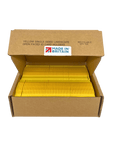 Evohold Recyclable Single Sided Landscape ID Card Holders - Yellow (Pack of 100) - Cards-X (UK)