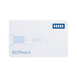 HID Isoprox II card with vertical slot punch | programmed sequential non-matching - white | 1386LGGSN | Pack of 100 - Cards-X (UK)