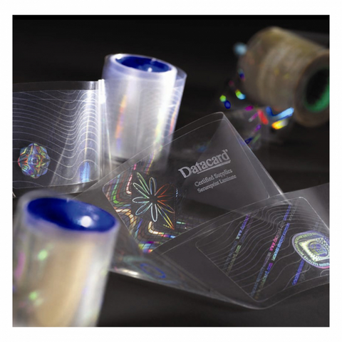 Datacard Duraguard® Optigram Secure Crest Registered Laminate 1.0mil | Prints 300 Cards | 508982-305 - Cards-X (UK), Datacard