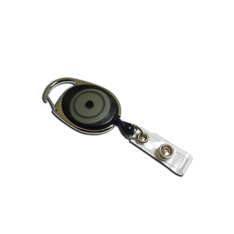 Premier YoYo Badge Reel | Black with Strap Clip | Pack of 100 - Cards-X (UK)