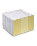 Blank Light Gold Glitter Printable PVC Cards | Pack of 100 | LGGLITTERPVC760 - Cards-X (UK)