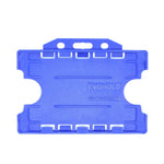 Evohold Antimicrobial Double Sided Landscape ID Card Holders - NHS Blue (Pack of 100) - Cards-X (UK)