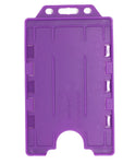 Evohold Antimicrobial Double Sided Portrait ID Card Holders - Purple (Pack of 100) - Cards-X (UK)