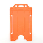 Evohold Antimicrobial Single Sided Portrait ID Card Holders - Orange (Pack of 100) - Cards-X (UK)