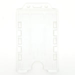 Evohold Biodegradable Double Sided Portrait ID Card Holders - Clear (Pack of 100) - Cards-X (UK)