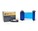 IDP Smart Monochrome Blue Ribbon with Cleaning Roller | 1200 Prints | 659372 - Cards-X (UK)