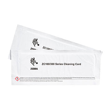 Zebra ZC100/300 Cleaning Card Kit | 5 Cards | 105999-311-01 - Cards-X (UK)